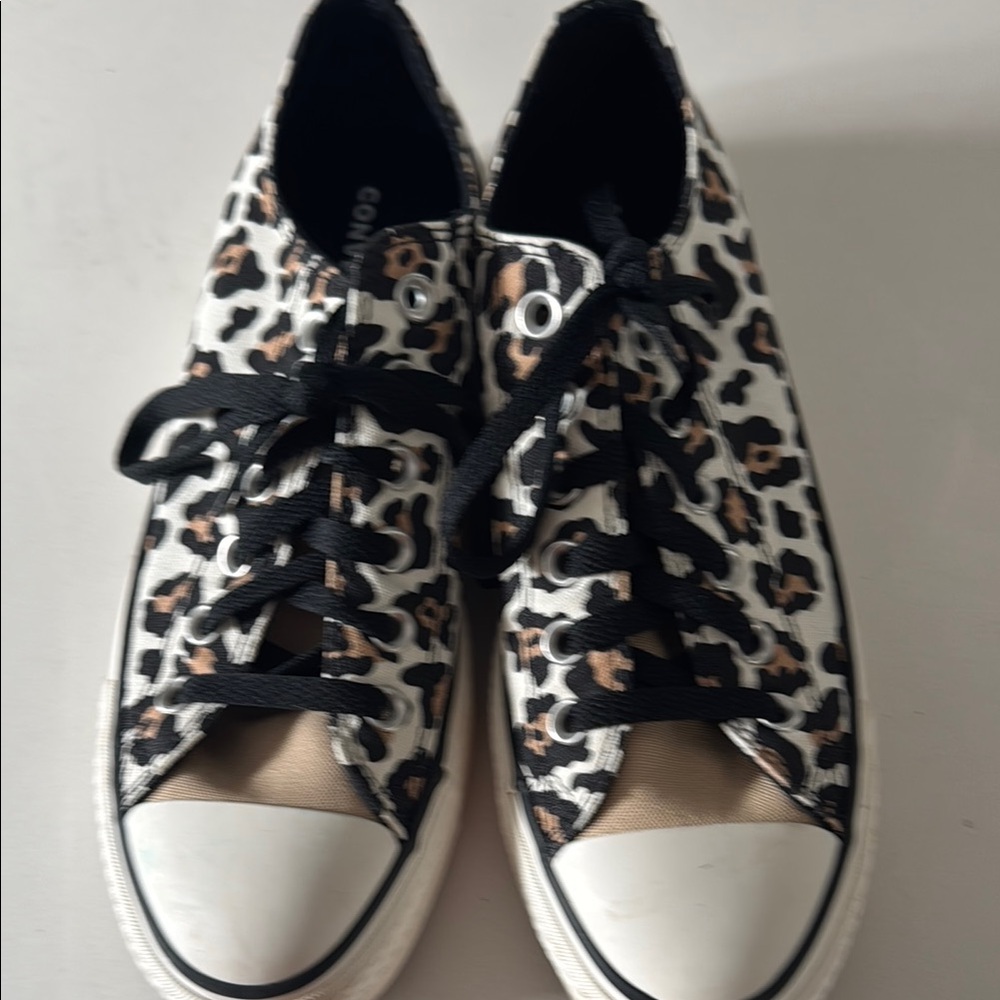 Converse Leopard Print Sneakers